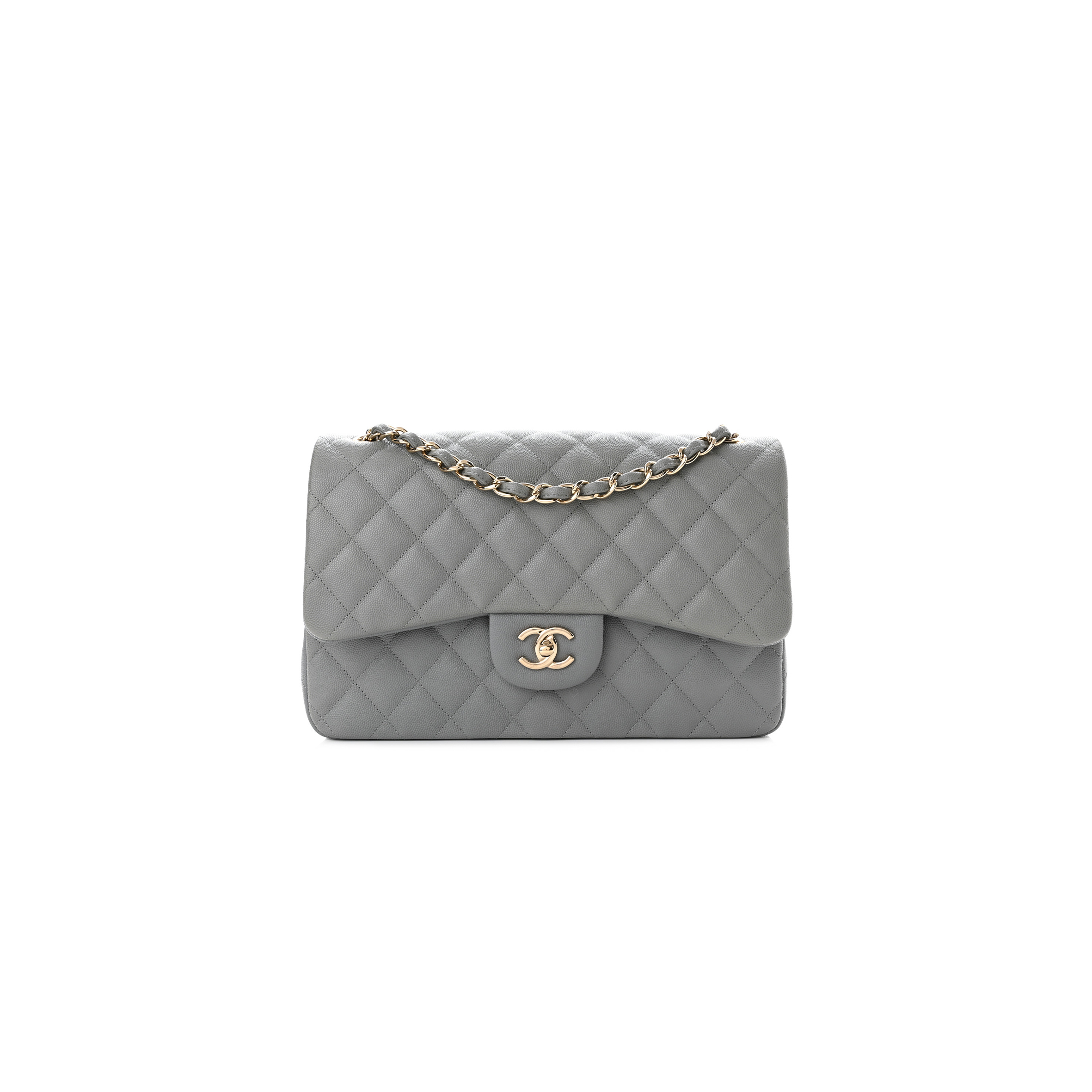 CHANEL CAVIAR QUILTED JUMBO DOUBLE FLAP 1179921 (30*20*9cm)